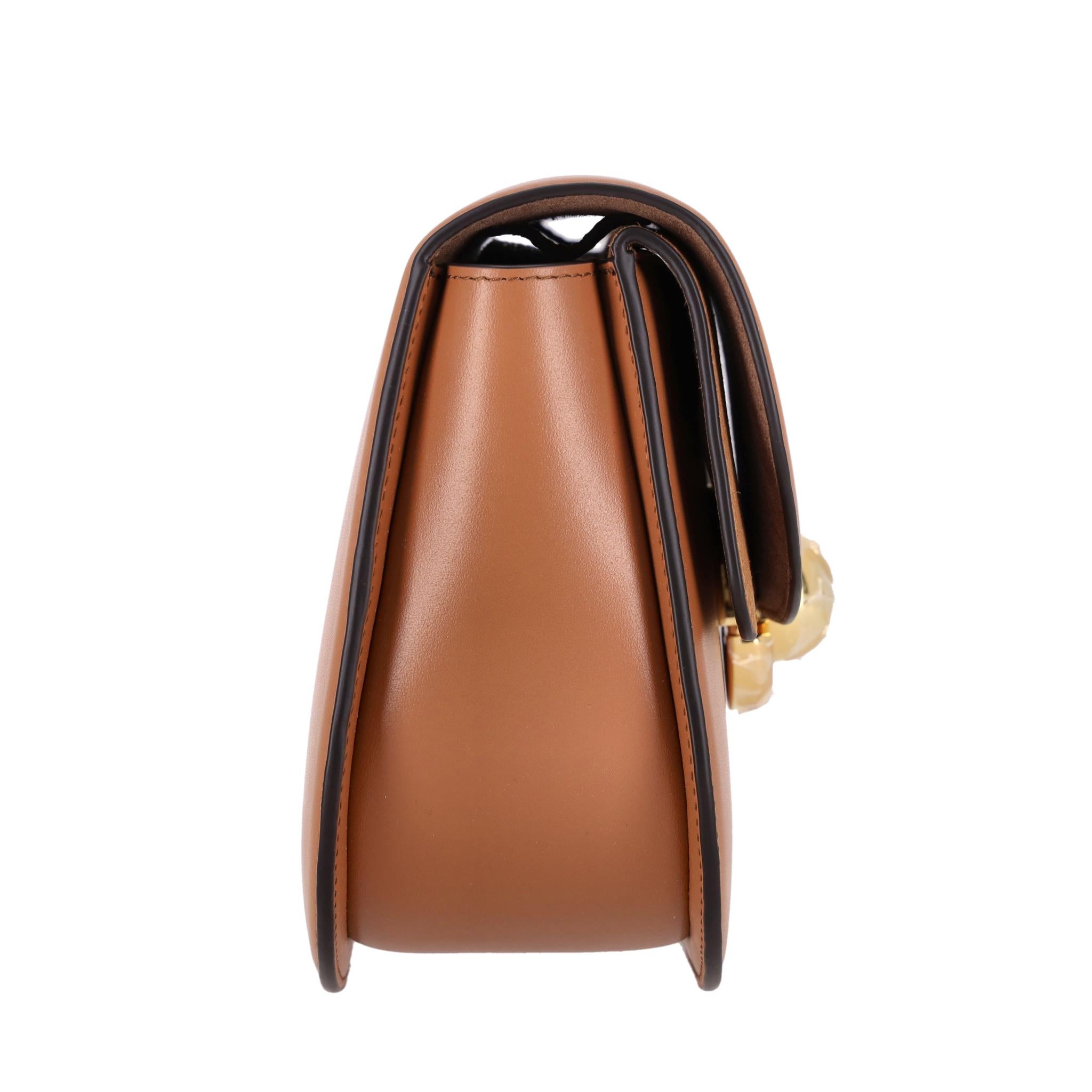 Brown Furla Sfera Leather Small Crossbody Bag For Sale