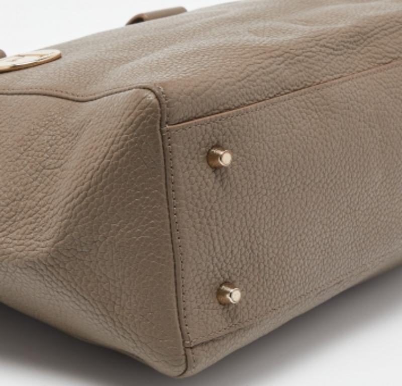 Furla Bolso de piel con cremallera topo en venta 1