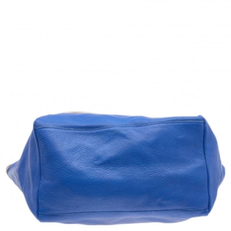 Bleu Fourre-tout en cuir tricolore de Furla en vente