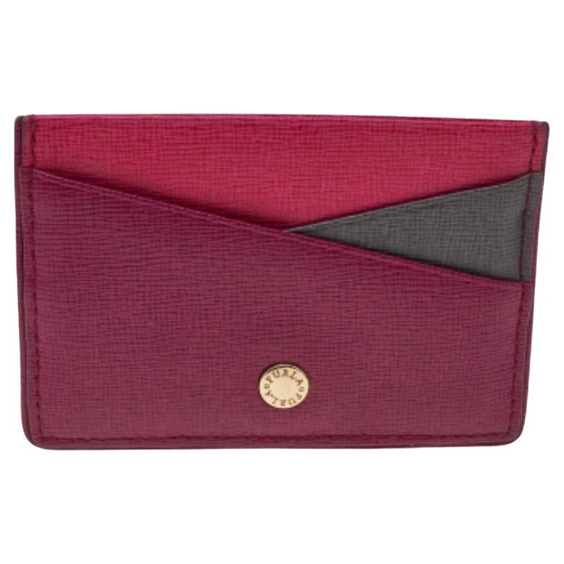 Furla Tricolor Leather Card Holder