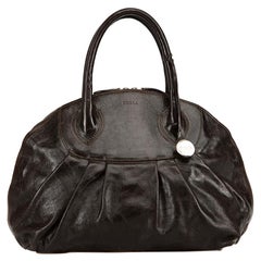 Furla Women's Brown Leather Bowler Handbag