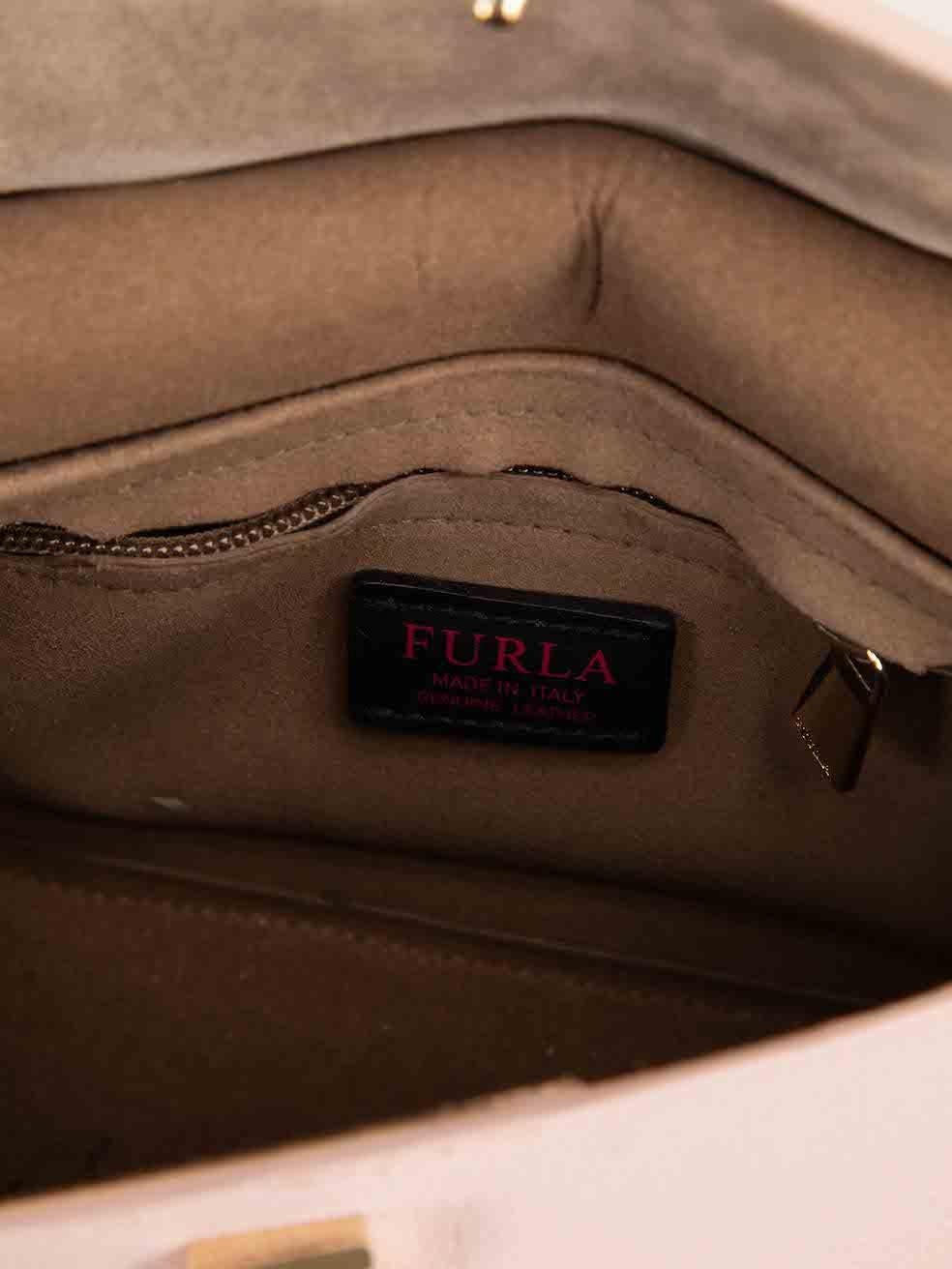 Furla Women's Pink Leather My Piper Mini Top Handle Bag 1