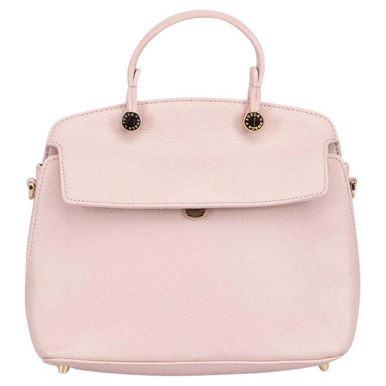 Furla Women's Pink Leather My Piper Mini Top Handle Bag at 1stDibs