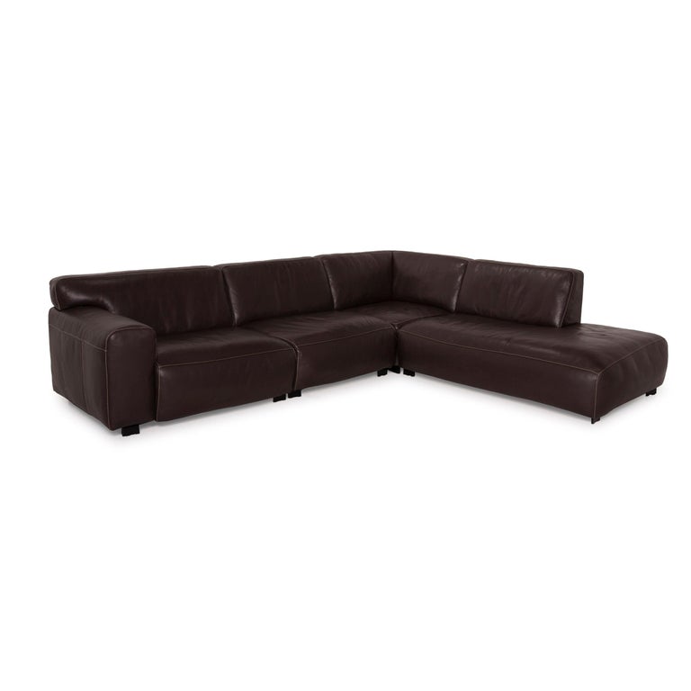 Furninova Leather Sofa Brown Corner Sofa For Sale at 1stDibs | furninova  sofa price, furninova furniture, furninova couch