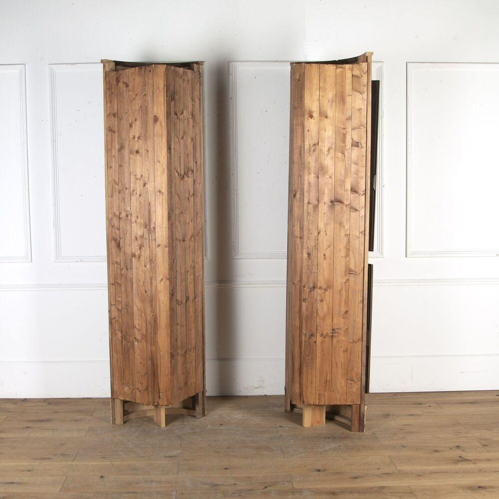 Pair of 20th Century French Corner Cupboards For Sale 2