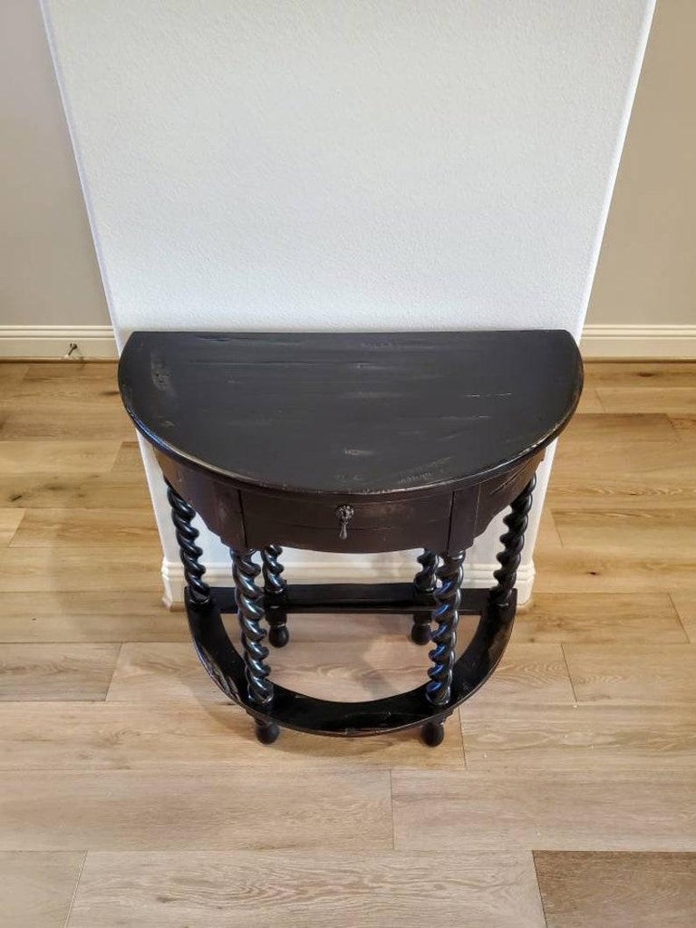 Furniture Classics Barley Twist Gate Leg DropLeaf Table at 1stDibs