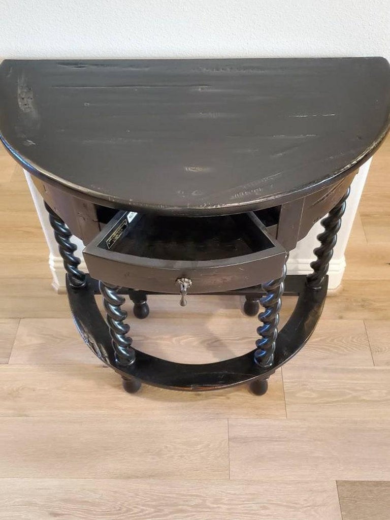 Furniture Classics Barley Twist Gate Leg DropLeaf Table at 1stDibs