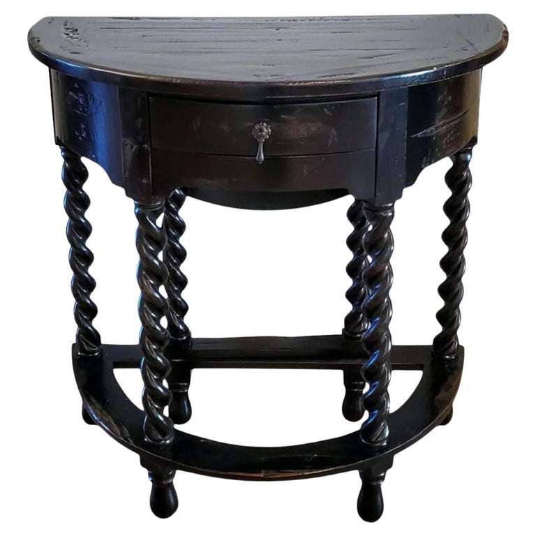 Furniture Classics Barley Twist Gate Leg DropLeaf Table at 1stDibs