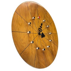 Rare 1949 "Spike" model 4757C Wall Clock by George Nelson for Howard Miller Co.