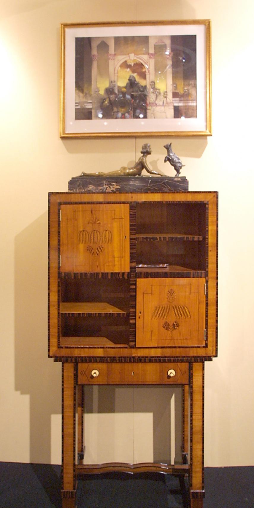 Furniture for havana cigars, puros, attributed to Koloman Moser and Wiener Werkstatte.

Material: wood
Style: Vienna Secession
Country: Vienna
If you have any questions we are at your disposal.
Pushing the button that reads 'View All From Seller'.