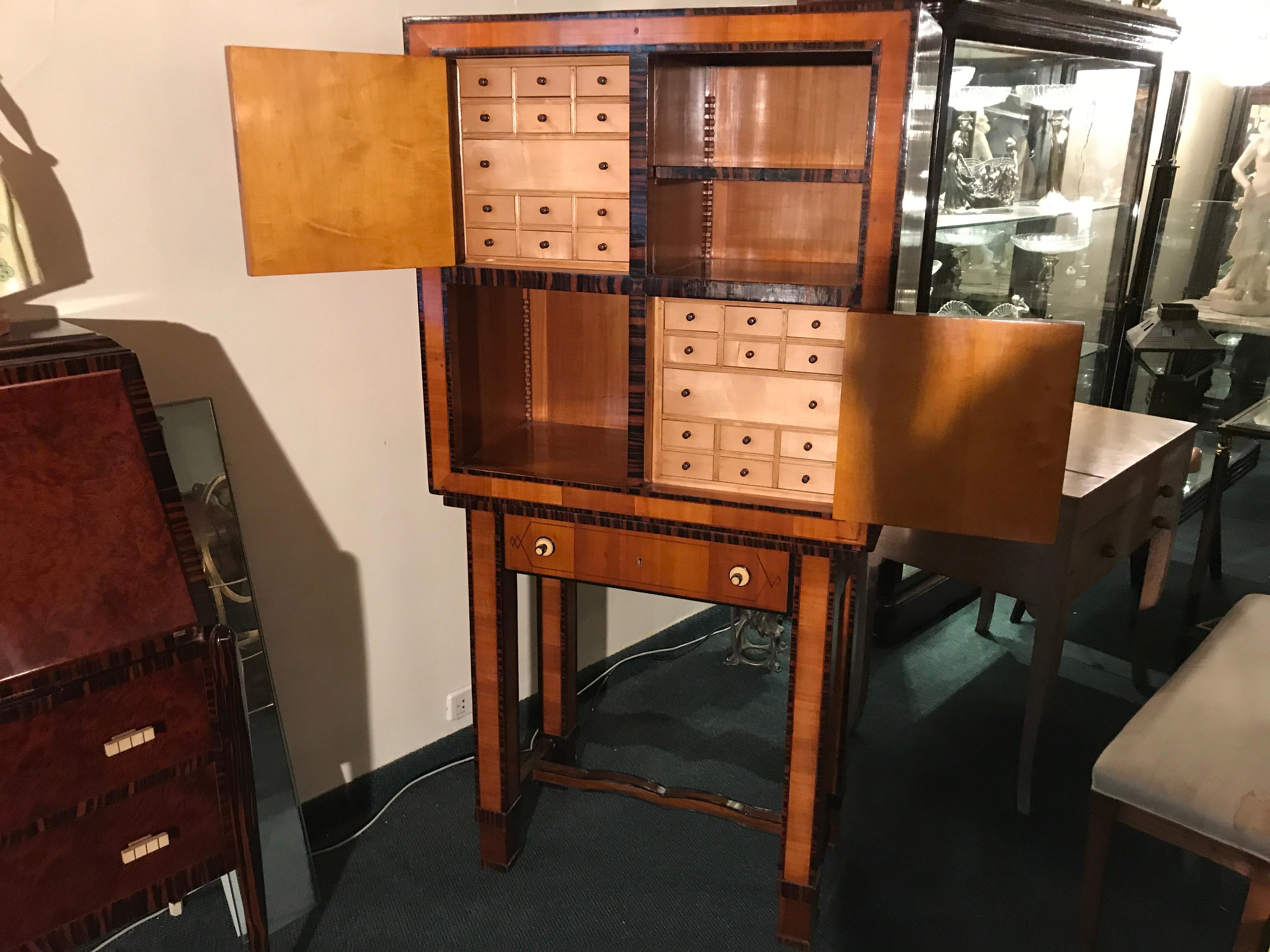 Vienna Secession Furniture for Havana Cigars, Puros, Attributed to Koloman Moser and Werkstatte For Sale