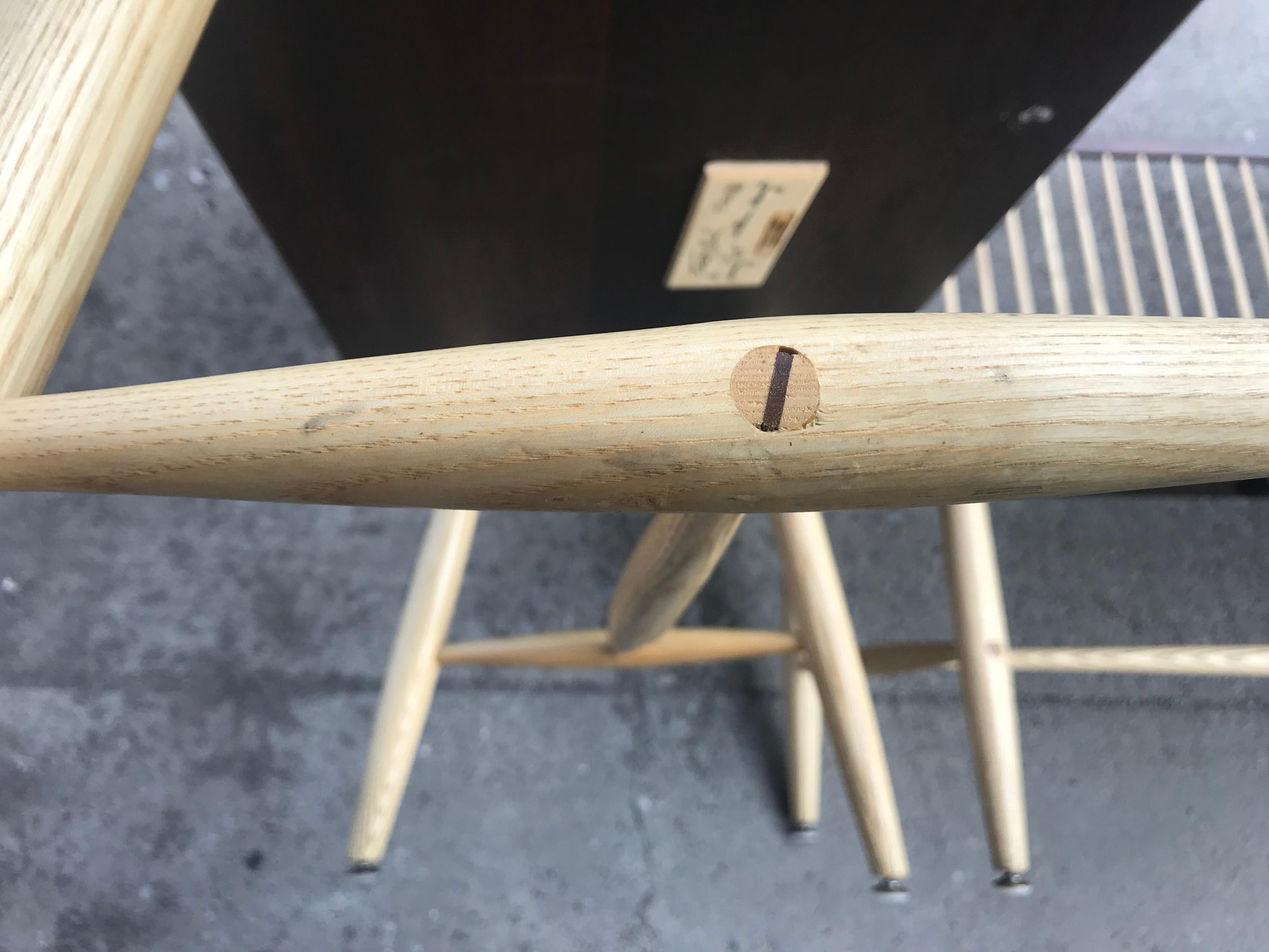 Furniture Maker Timothy Clark Handmade Windsor Benches, Nakashima Inspired 7