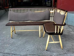 Furniture Maker Timothy Clark Handmade Windsor Benches, Nakashima Inspired