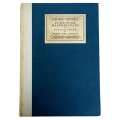Antique Furniture Masterpieces of Duncan Phyfe by Charles Over Cornelius, 1st Ed 1928