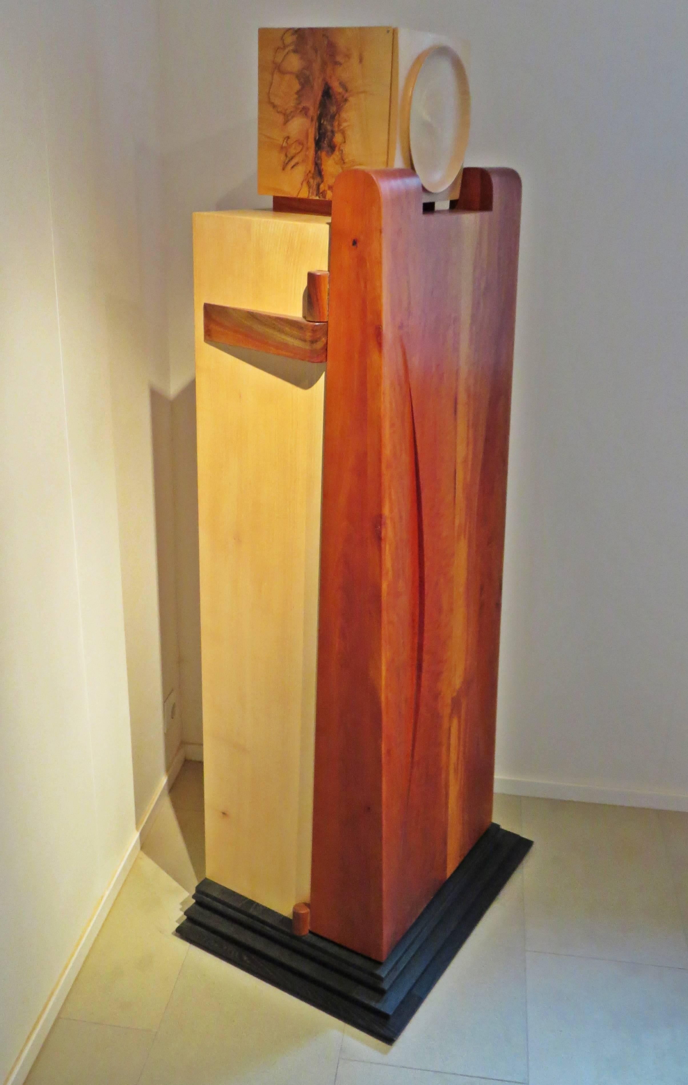 Möbel-Skulptur „Cabinet-Man“ aus Massivholz, einzigartig im Angebot 2