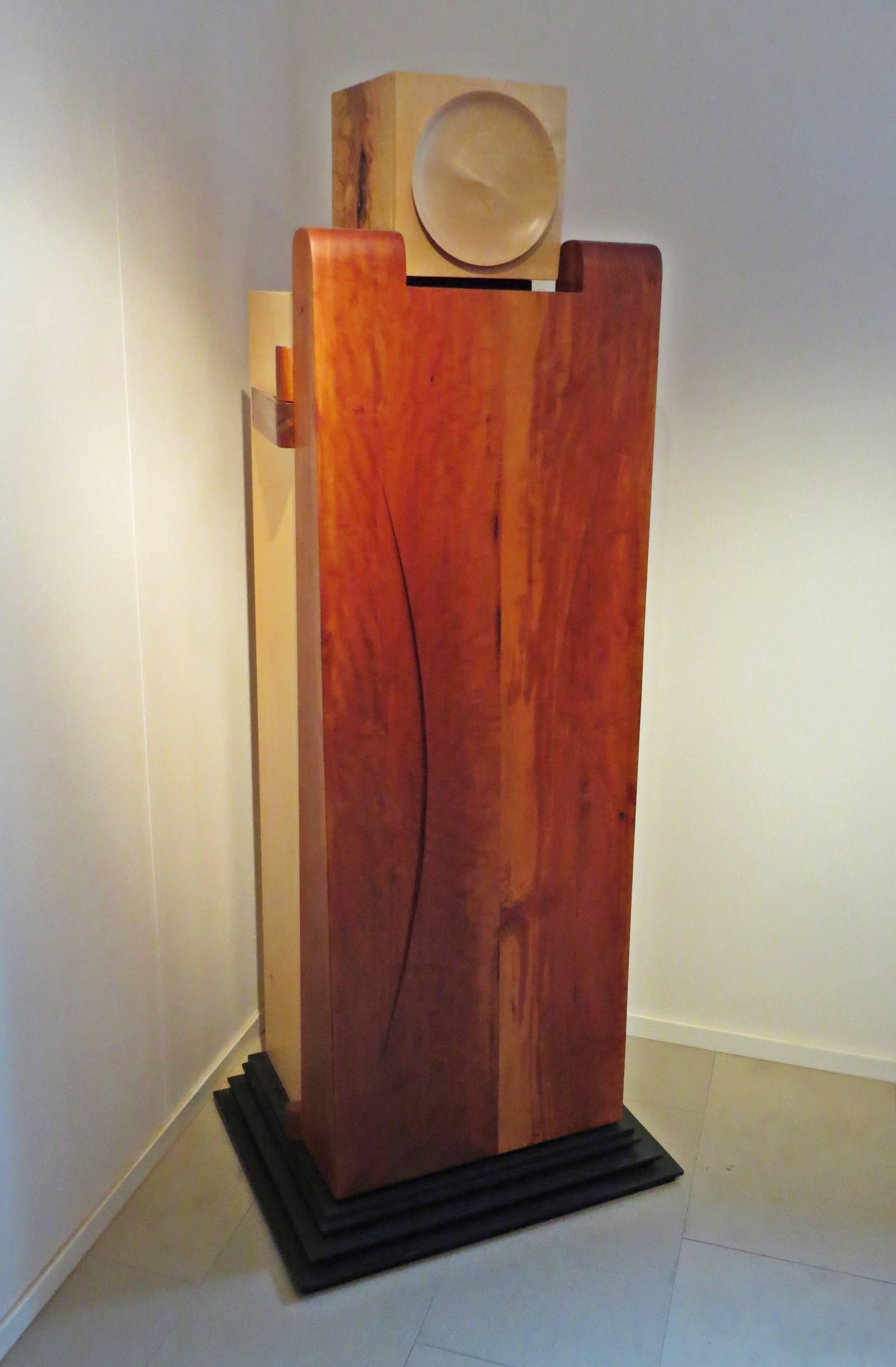 Möbel-Skulptur „Cabinet-Man“ aus Massivholz, einzigartig im Angebot 3