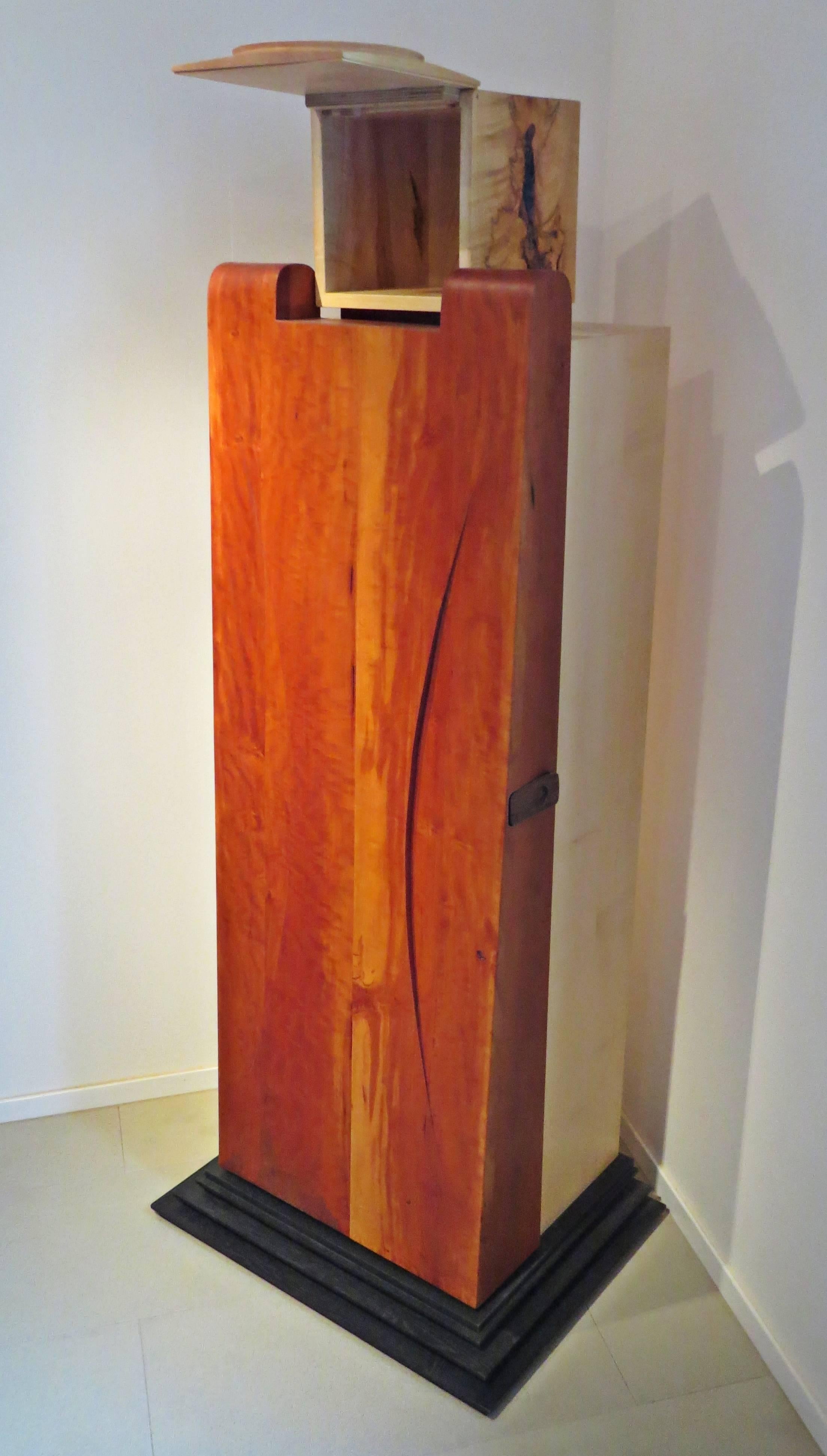 Möbel-Skulptur „Cabinet-Man“ aus Massivholz, einzigartig (Deutsch) im Angebot