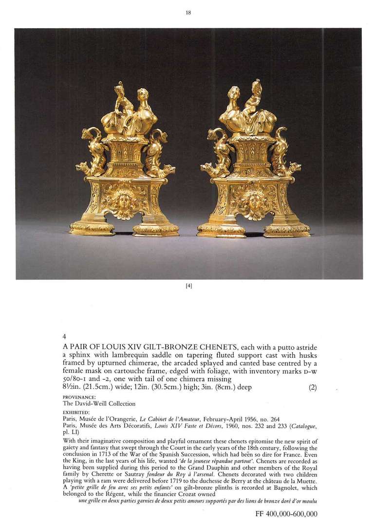 This is the two volume set of sales catalogues produced by Christie's Monaco for the sale of the Magnificent French Furniture, Silver and Works of Art from the Collection of Hubert de Givenchy. In fine condition with dust jackets and gilt stamped