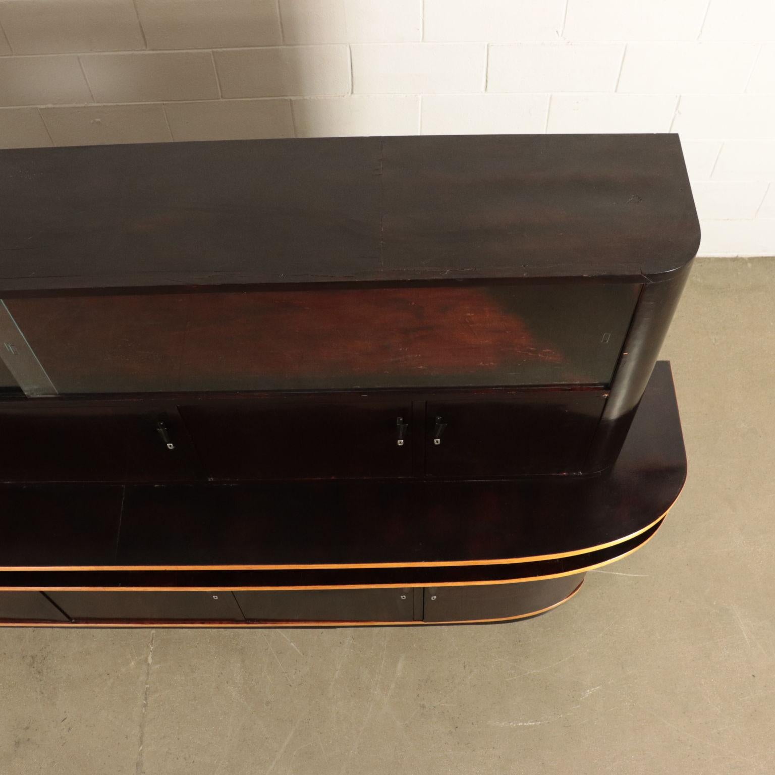 Furniture Veneer Solid Wood and Stained Wood, Italy, 1940s For Sale 9