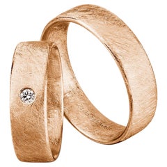 Furrer Jacot 18 Karat Rose Gold Brushed Band