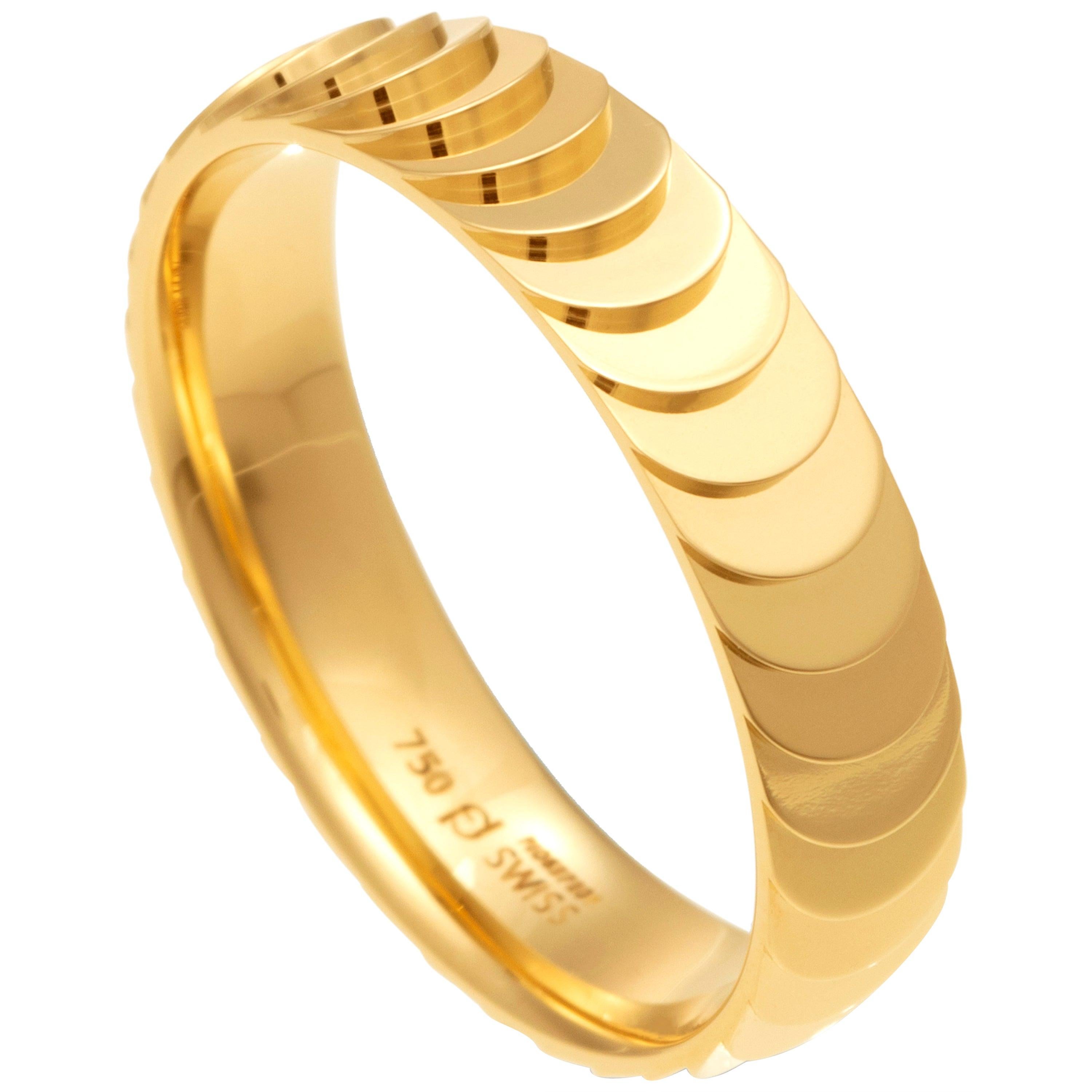 For Sale:  Furrer Jacot 18 Karat Rose Gold Lizard Ring 2