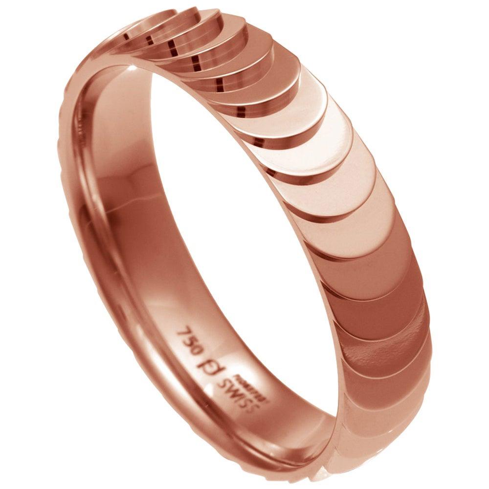 For Sale:  Furrer Jacot 18 Karat Rose Gold Lizard Ring