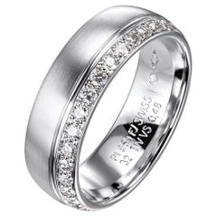 Furrer Jacot 18 Karat White Gold Ladies Eternity Diamond Band