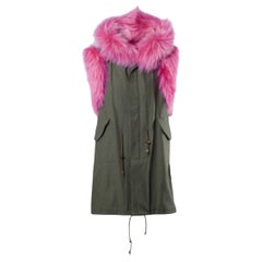 Furs 66 Milano Fur-Trimmed Sleeveless Parka - '10s