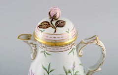 Fürstenberg, Germany. Coffee Pot, Sugar Bowl and Cream Jug in Porcelain