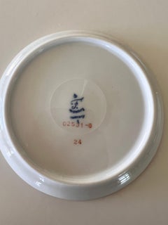 Furstenberg, Allemagne, plaquée en feuilles d'or rondes et fleurs