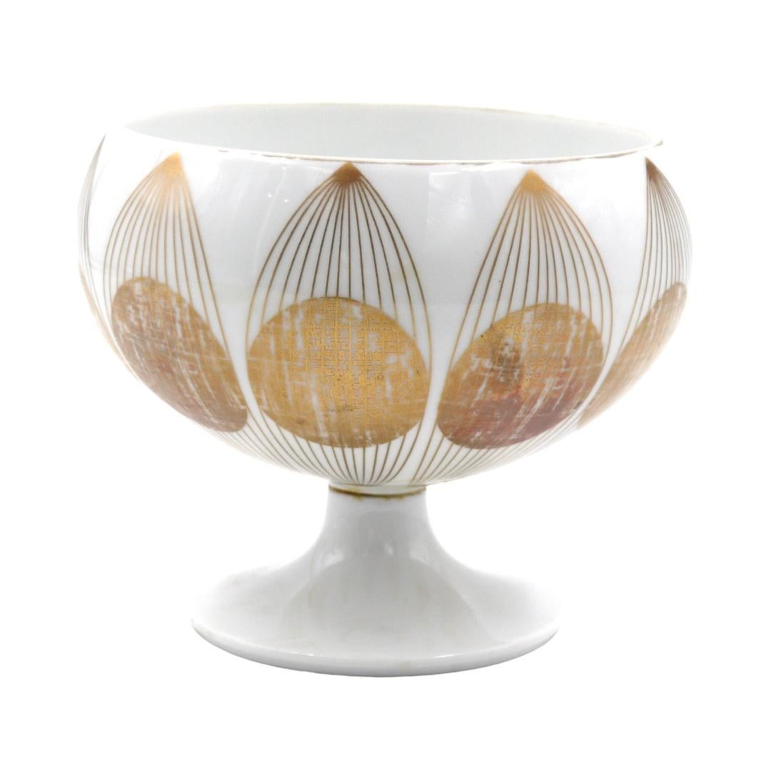 Mid-Century moderno Vaso in porcellana Fürstenberg della metà del secolo scorso in vendita