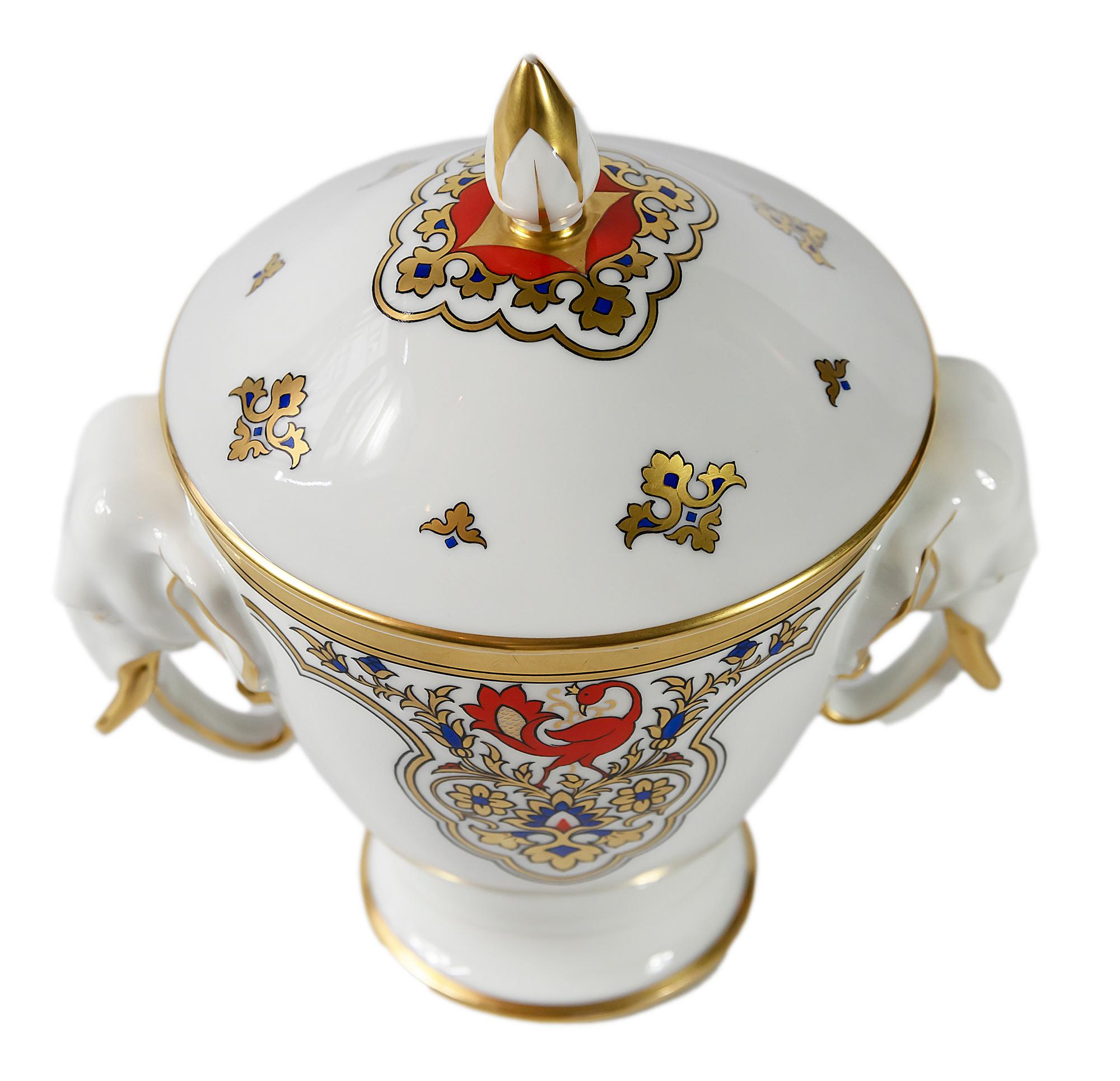 porcelain bowl with lid