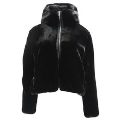 Fusalp Hooded Faux Fur Jacket Fr 42 Uk 14