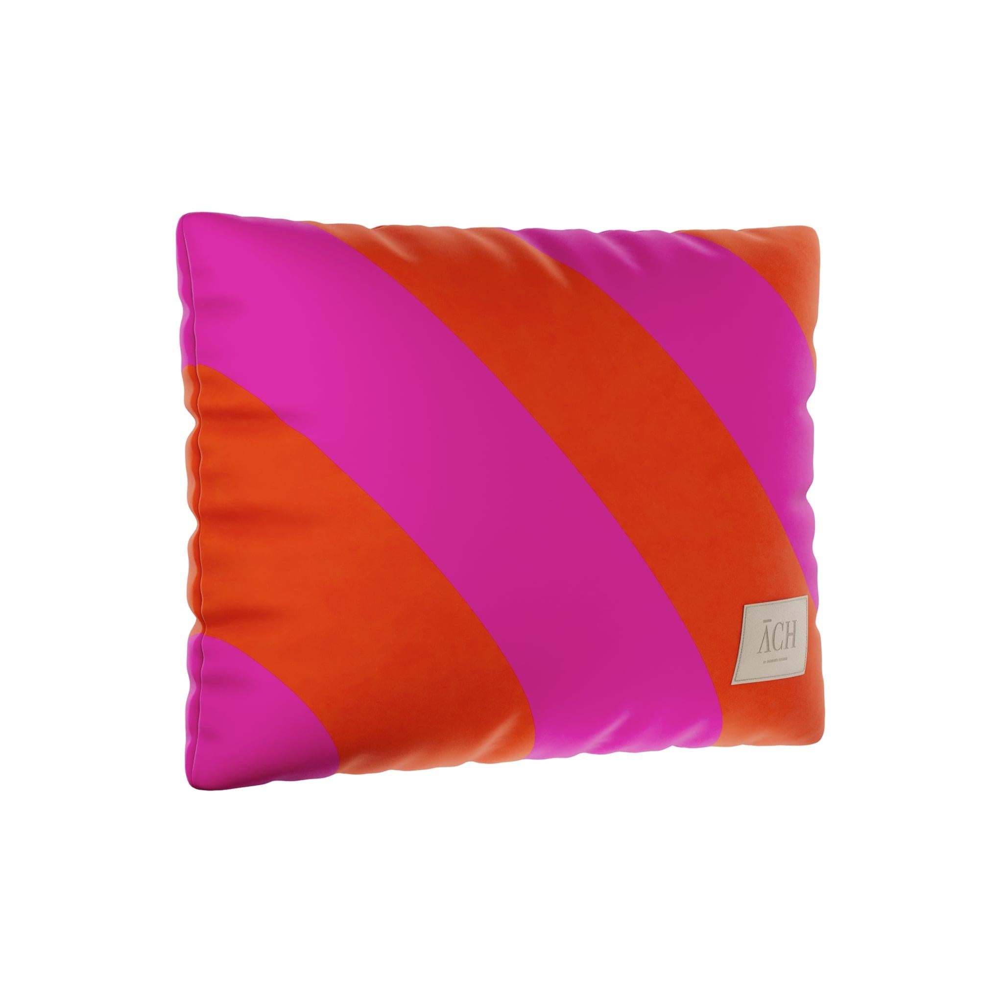 Honey Yellow Rectangle, Modern Velvet Cushion For Sale at 1stDibs