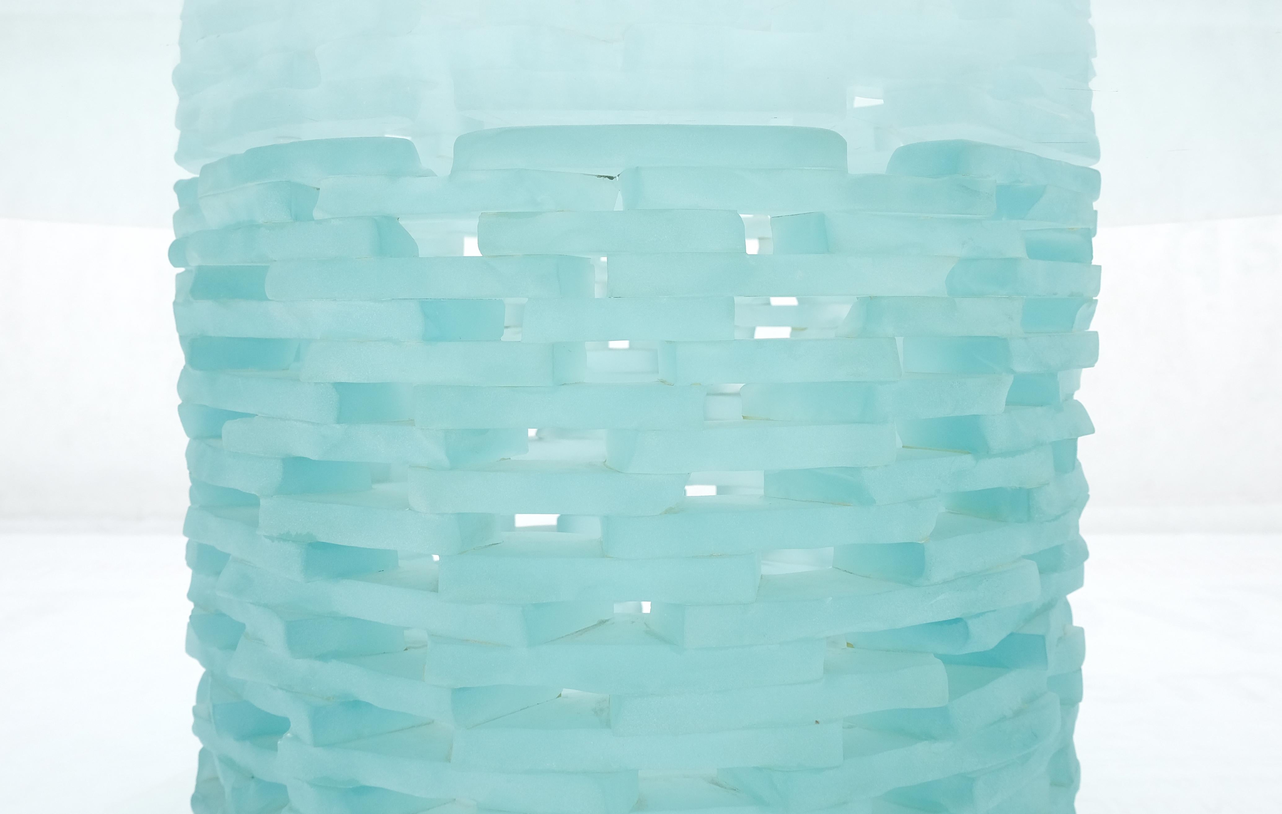 Table basse en verre fusionné 