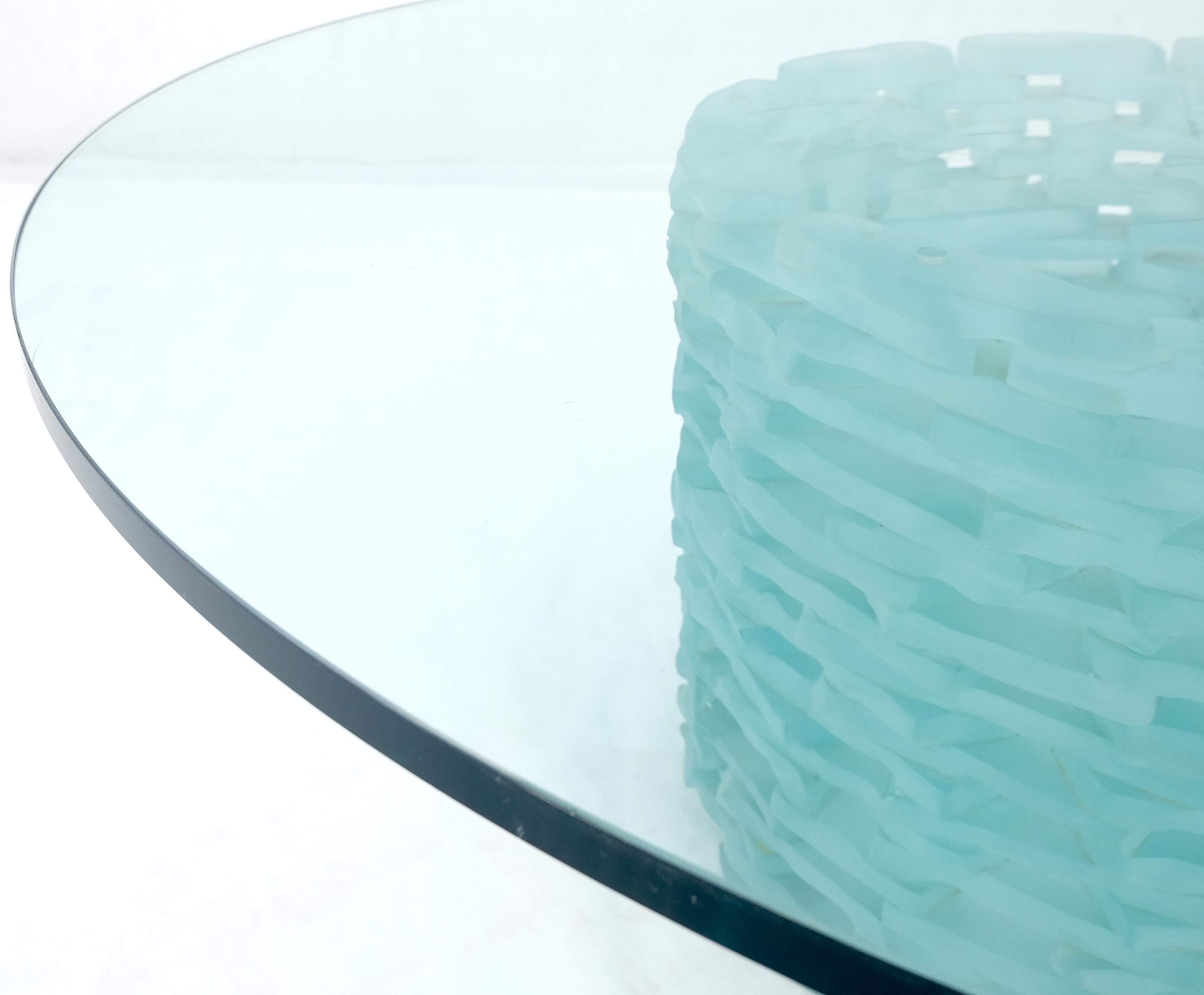 Inconnu Table basse en verre fusionné 