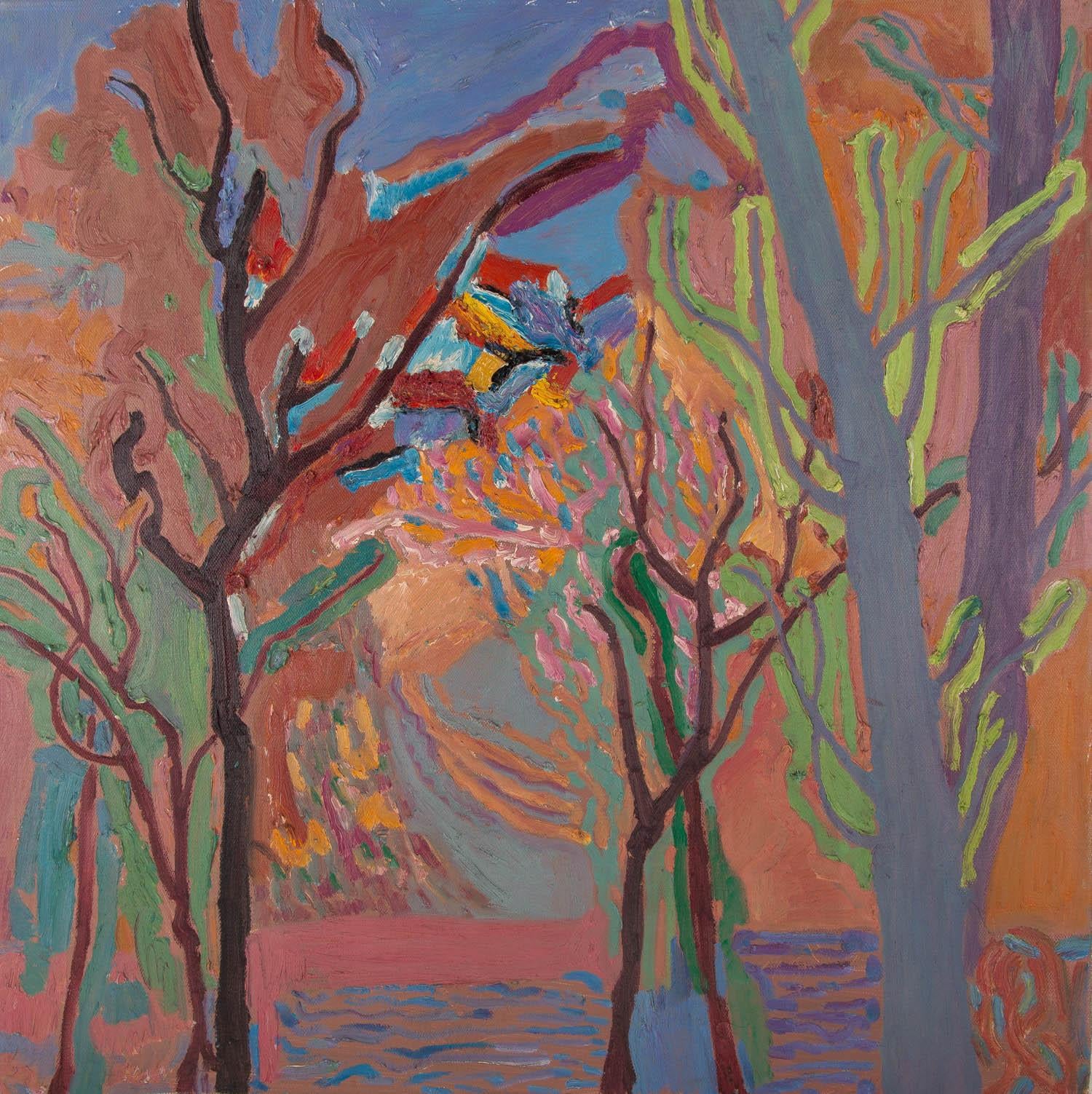 Fusen Yao Pintura al óleo original postimpresionista 