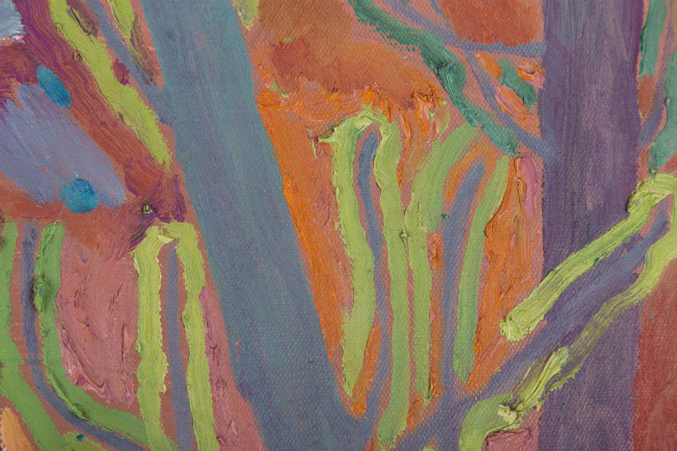 Fusen Yao Pintura al óleo original postimpresionista 