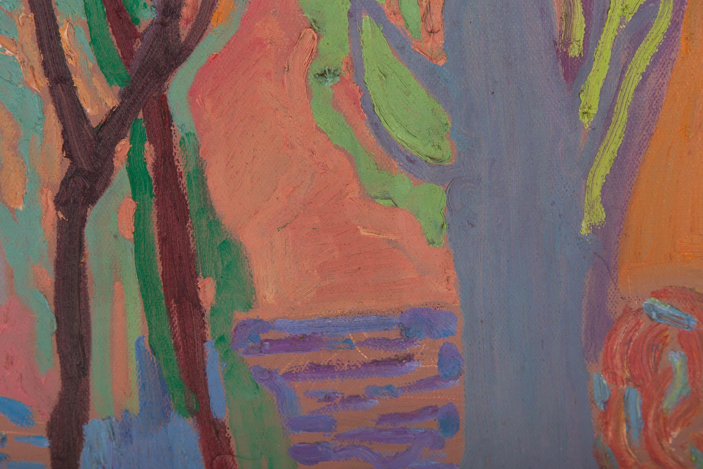 Fusen Yao Pintura al óleo original postimpresionista 