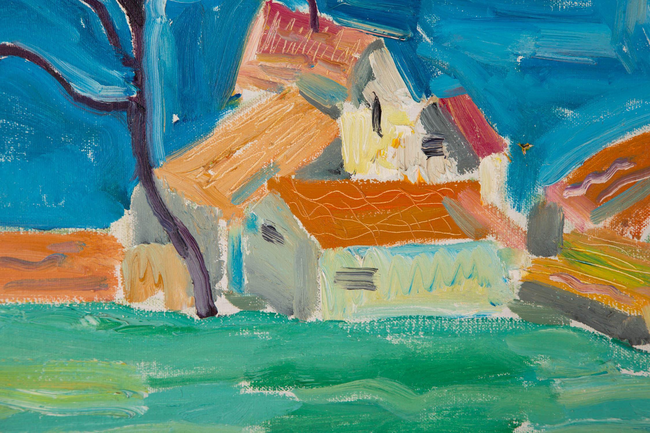 Fusen Yao Pittura ad olio originale post-impressionista 