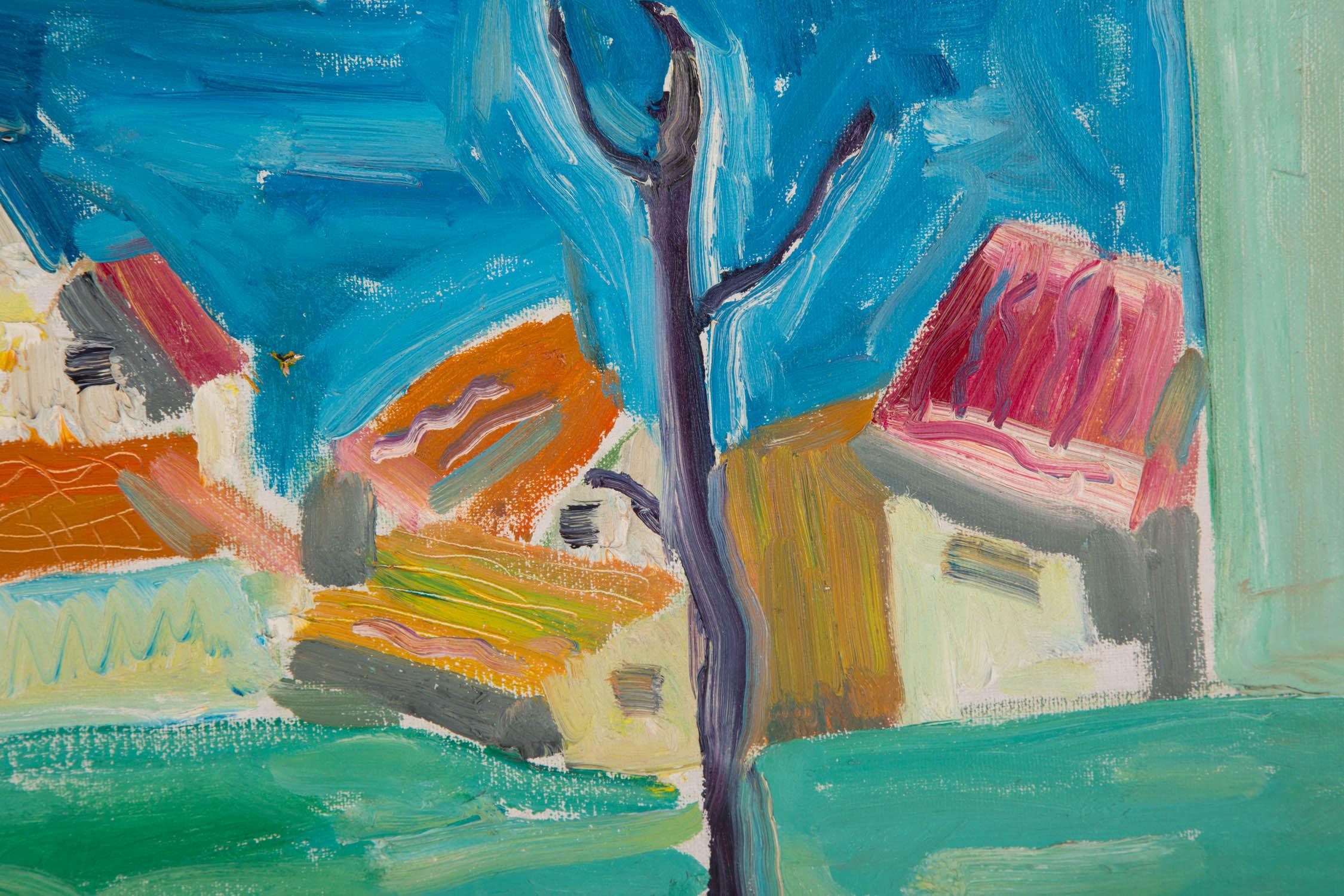 Fusen Yao Pittura ad olio originale post-impressionista 