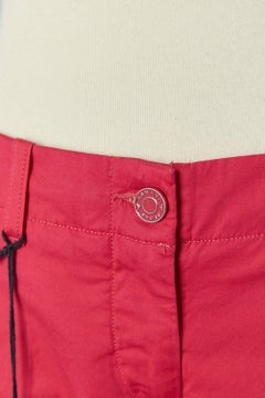 Fushia cotton trouser ARMANI JEANS NEW with tag