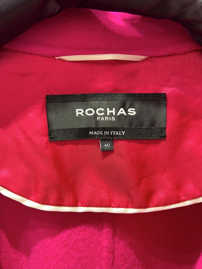 Camicia oversize in lana e angora double-face Rochas in vendita 6