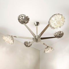 Fusione Ceiling Light by Gaspare Asaro-Polished Nickel Finish