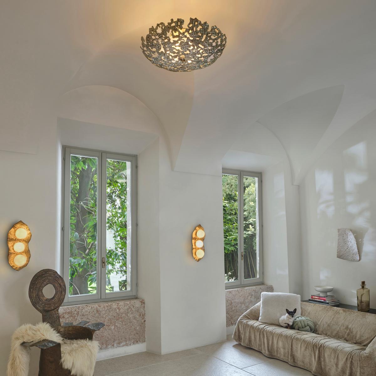 Fusione Grande Ceiling Light by Gaspare Asaro-Premium Finish For Sale 4