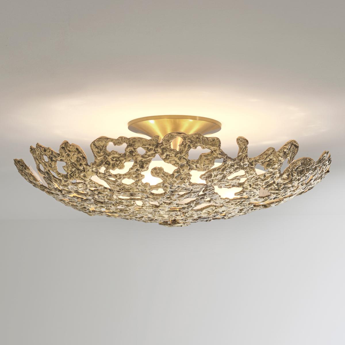 Fusione Grande Ceiling Light by Gaspare Asaro-Standard Finish For Sale 3