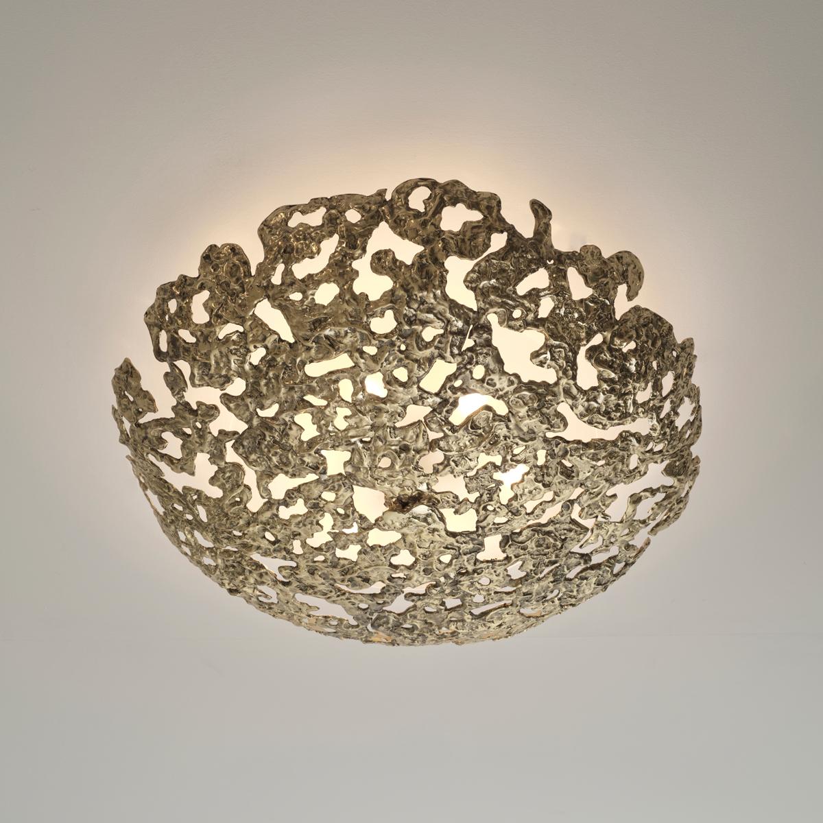 Italian Fusione Grande Ceiling Light by Gaspare Asaro-Standard Finish For Sale