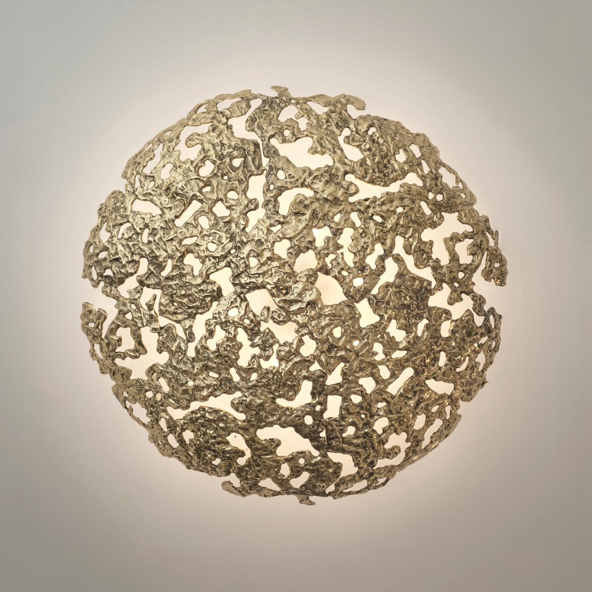 Fusione Grande Ceiling Light by Gaspare Asaro-Standard Finish In New Condition For Sale In New York, NY