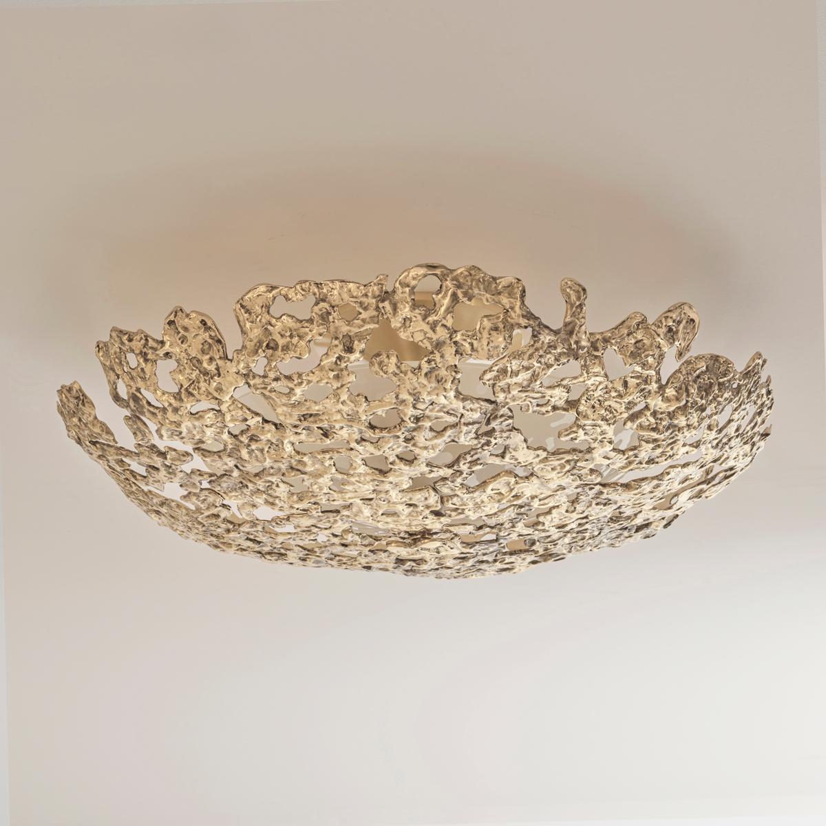 Fusione Grande Ceiling Light by Gaspare Asaro-Standard Finish For Sale 1