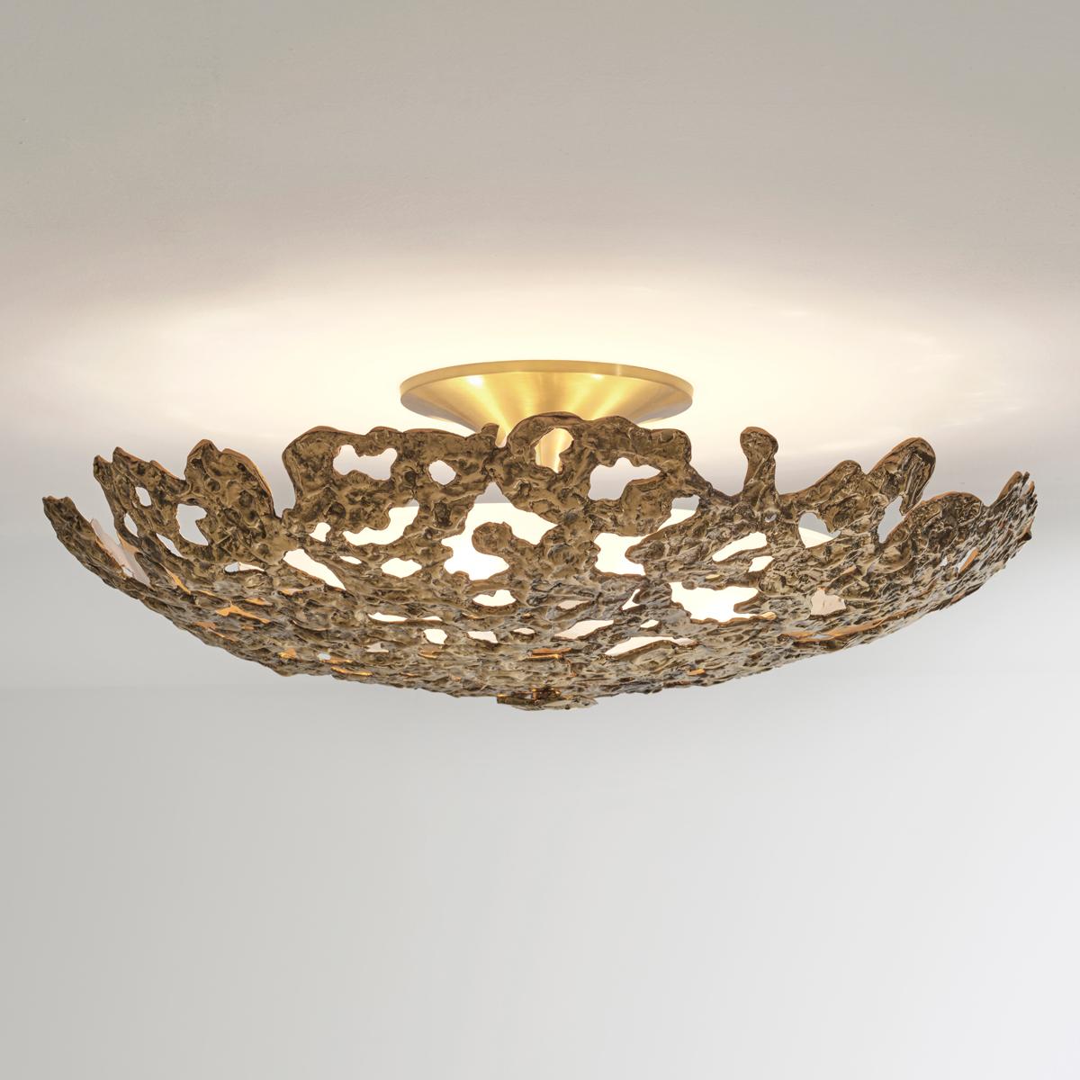 Fusione Grande Ceiling Light by Gaspare Asaro-Standard Finish For Sale 2
